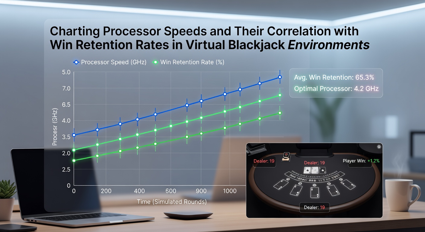 Vergelijkingstabel van processormodellen en hun impact op blackjack retentie in virtuele settings