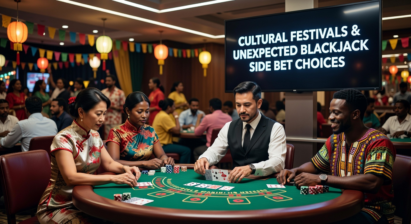Culturele festivals beïnvloeden keuzes bij blackjack side bets in casino's wereldwijd