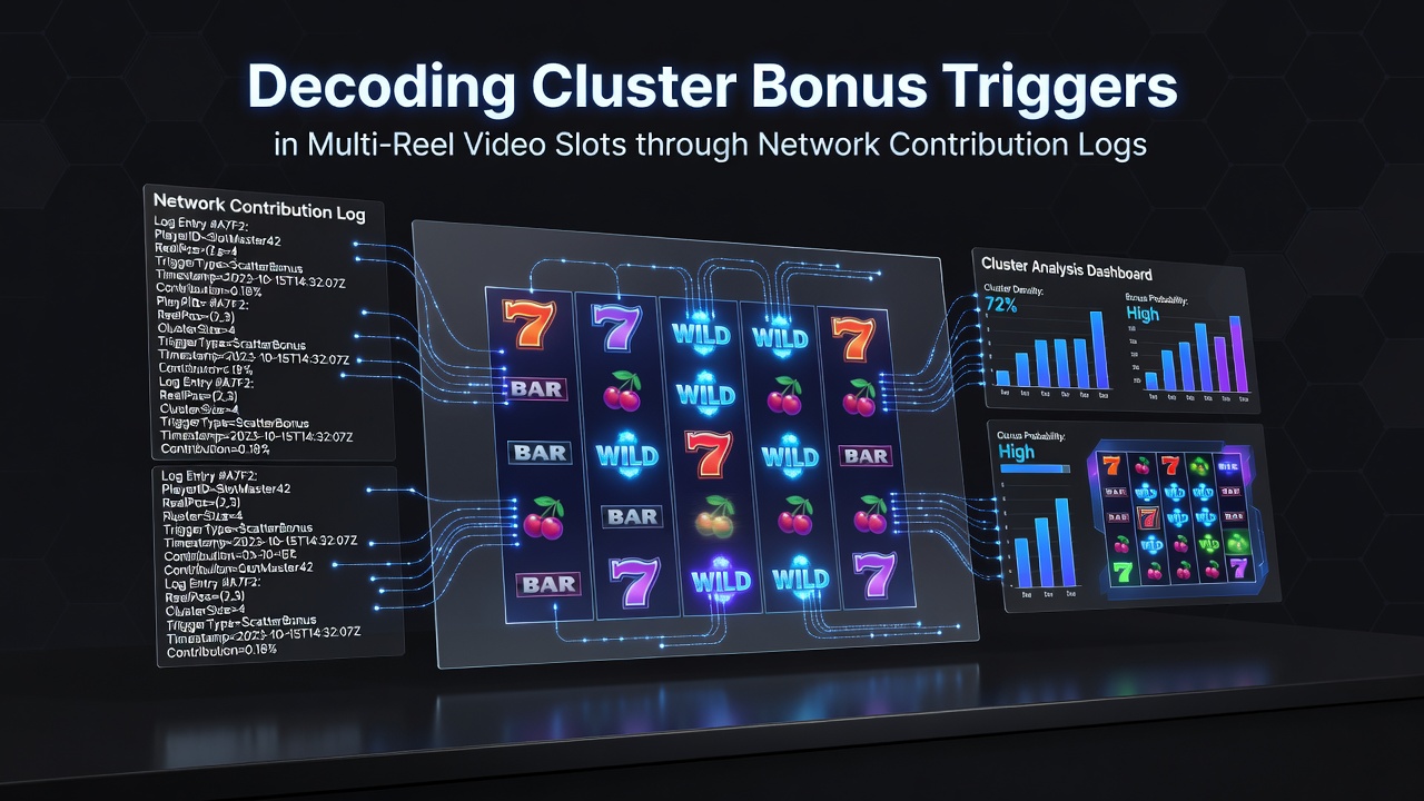 Netwerk contributie logs analyse in multi-reel video slots met cluster bonus triggers