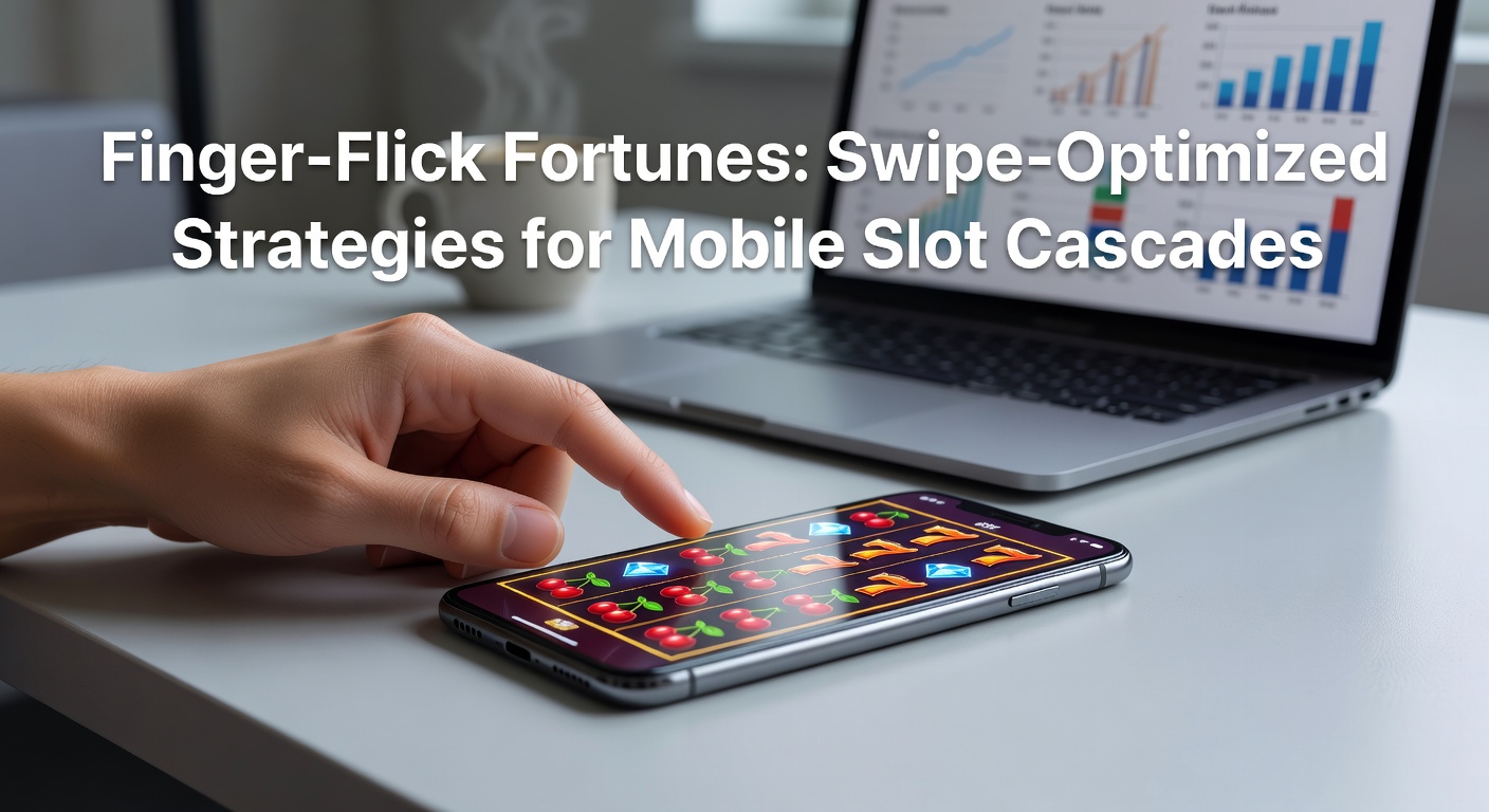 Dichtbij shot van een smartphone-scherm met een explosieve cascade in een mobiele slot, symbolen vallen en multipliers klimmen
