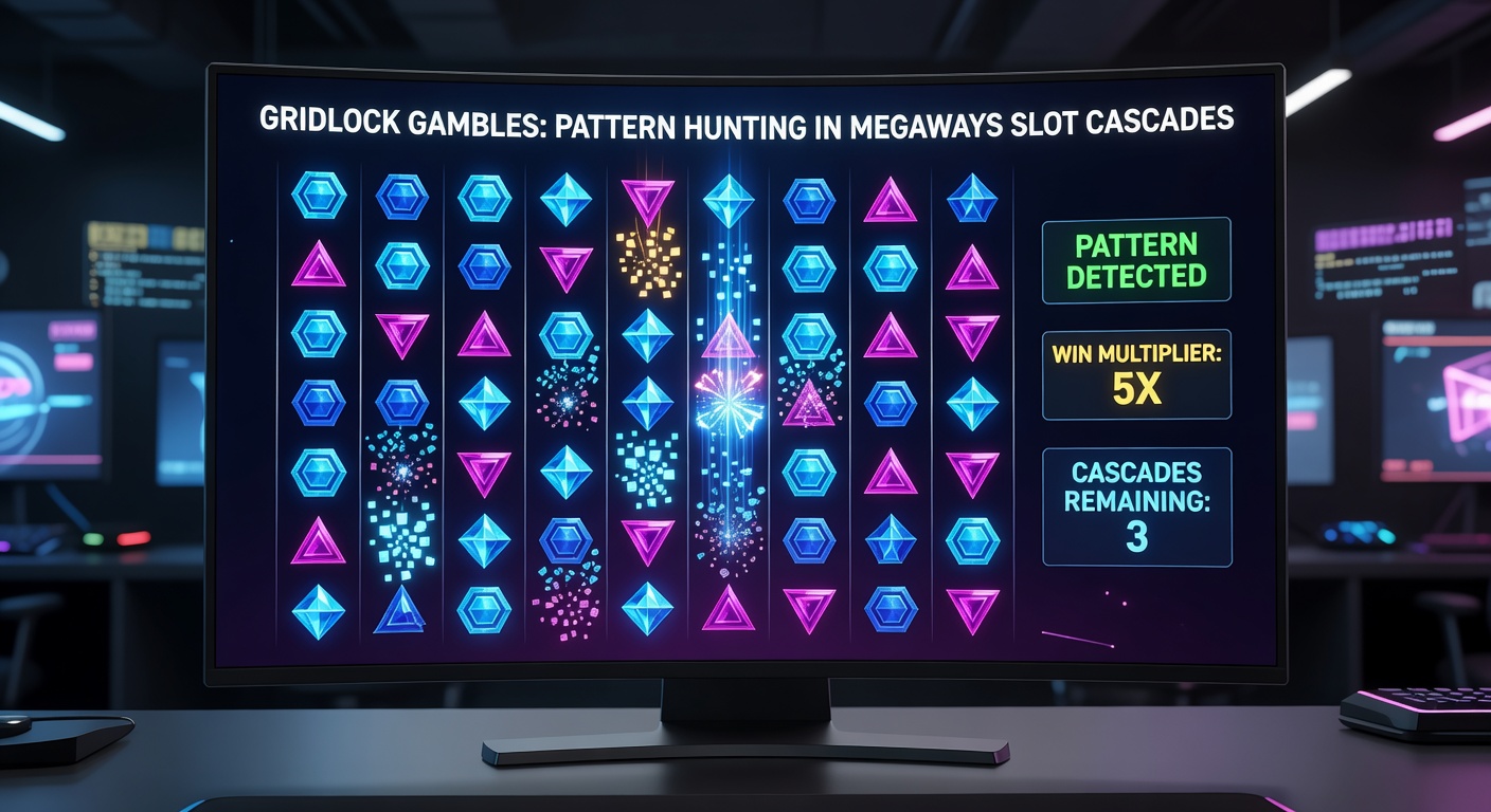 Speler analyseert slot grid met notities over cascade patronen en multipliers