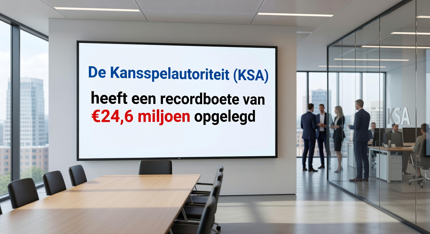 Close-up van een speler die een enorme jackpot viert op een mobiel scherm, met confetti en een teller die €1.247.892 toont in een linked progressive slot