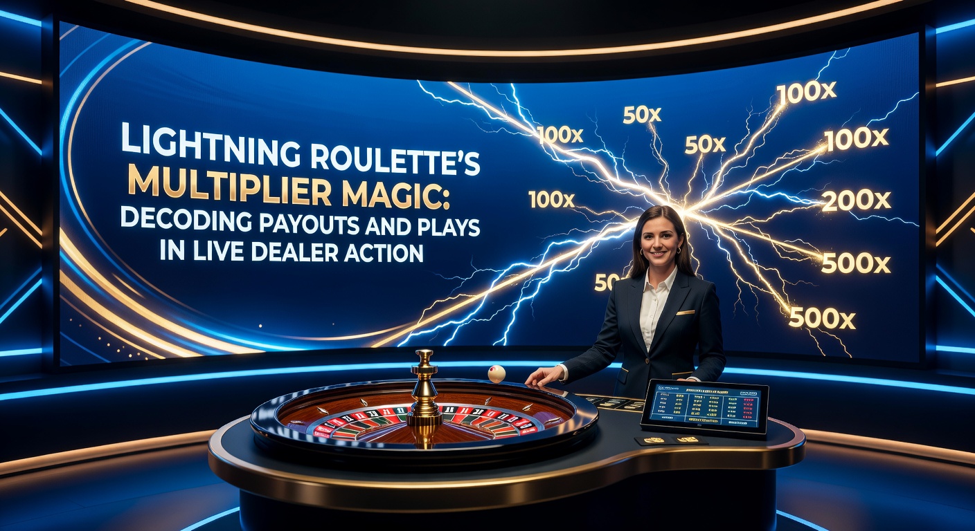 Close-up van een multiplier-uitbetaling op het Lightning Roulette-scherm, met 500x glow en vallende munten