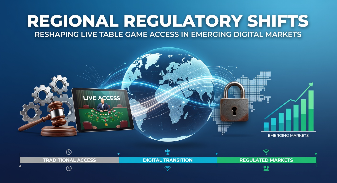 Regulatory updates affecting live table game platforms in digital markets